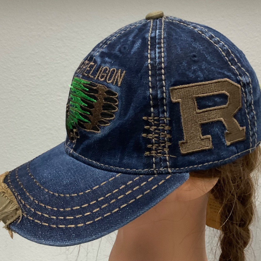 Indian Distressed Cap. - Picture 3 of 6